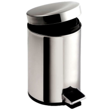  AQUALINE SIMPLE LINE Szemetes kosár, 5l csiszolt inox (27105) fürdőszoba kiegészítő