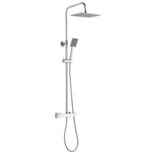 Aqualine Talia teleszkópos zuhanyszett termosztátos csapteleppel, króm (SL440) csaptelep