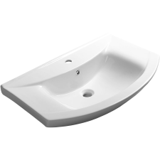 Aqualine Zero mosdótál 75x48.5 cm négyszögletes fehér 6075 fürdőkellék