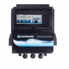 Aqualing H-POWER kapcsolószekrény 1 fázis Fí relével, 50W transzformátorral + Bluetooth medence kiegészítő
