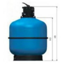 Aquashop Balaton Top szűrőtartály Ø710 19,8m3/h 1 1/2” medence kiegészítő