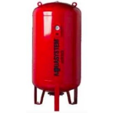 AQUASYSTEM Fűtési rendszer tágulási tartály 500 liter, EPDM gumi membránnal piros színben hűtés, fűtés szerelvény