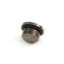  Aquatuning - záródugó G1/4" - black nickel /68073/ hűtés