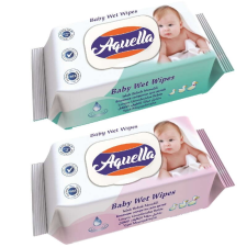 Aquella Aquella Baby nedves törlõkendõ PH5.5 fliptop 72db törlőkendő