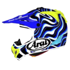 ARAI mx-v evo sisak stream - kék bukósisak