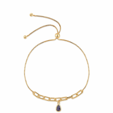  Arannyal Bevont Ezüst Karkötő Iolittal, ROS400 karkötő