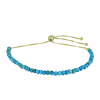  Arannyal Bevont Ezüst Karkötő Osztriga Türkizzel, Y59916