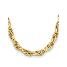 Arannyal Bevont Ezüst Lánc, Y58034 nyaklánc