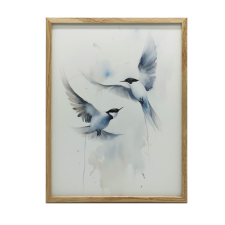 ARANY ALUMÍNIUM KERETES FALI PLAKÁT A TERMÉSZET CSENDÉ 50x70 CM grafika, keretezett kép