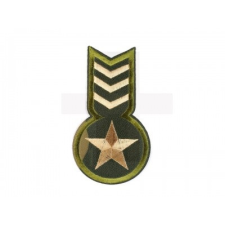  Arany érdem rang felvasalható - 3 db dekorációs kellék