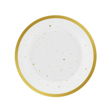 Arany Gold Celebrate papírtányér 6 db-os 18 cm party kellék