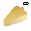  Arany háromszög tortaalátét 6,5x11,5 cm-50db