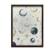 ARANY KERETES FALI PLAKÁT MOON HARMÓNIA 70x100 CM grafika, keretezett kép