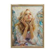  ARANY KERETES PLAKÁT FALRA MENNYI TÜKRÖZŐDÉSEK 50X70 CM grafika, keretezett kép