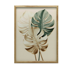 ARANY MONSTERA FALI PLAKÁT KERET NÉLKÜL 50x70 CM MATT PAPÍR grafika, keretezett kép