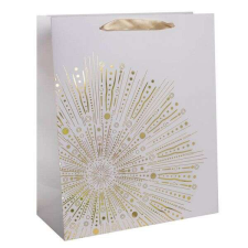  Arany napsugaras dísztasak - 32x26 cm ajándéktasak