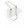  Arany-Rózsaarany-Ezüst Színű 4 Szálas S925 Ezüst Nyaklánc -45cm
