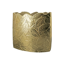  Arany színű alumínium váza levél motívummal dekoráció