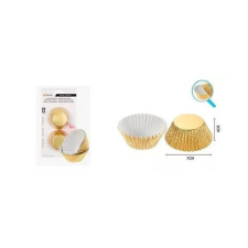  Arany színű muffin papír - 10 cm - 20 darabos sütés és főzés