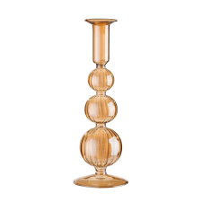  Arany színű üveg gyertyatartó dekoráció