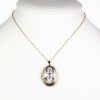  Arany tónusú Emporia Ötvözetű Nyaklánc Burmai Rubinnal, LGP0321