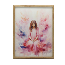 ARANYKERETES FALI PLAKÁT SOFT SHES OF PEACE 70x100 grafika, keretezett kép