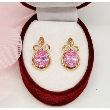 Aranyozott antiallergén fülbevaló, 18 mm fülbevaló