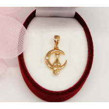  Aranyozott antiallergén gyermek medál, 22 mm medál