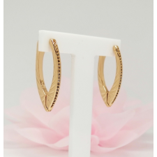  Aranyozott antiallergén karika fülbevaló, 26 mm fülbevaló