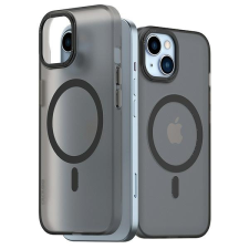 ARAREE Aero Frame tok iPhone 15 - fekete átlátszó tok és táska