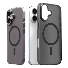 ARAREE Aero Frame tok iPhone 16 - fekete átlátszó tok és táska