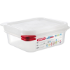 Araven Gasztroedény fedővel GN 1/6, PP, Mélység: 65 mm, Térfogat: 1,1 L, hermetikus