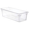 Araven GN Gasztroedény 2/4, polikarbonát, mély: 150 mm, tartalom: 10,8 L