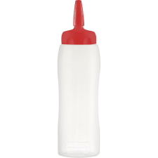 Araven Nyomópalack, LDPE, ø: 75 mm, Magasság: 273 mm, Tartalom: 0,75 L, piros konyhai eszköz