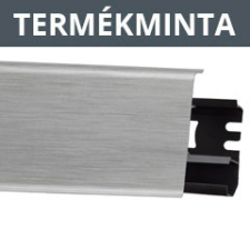 ARBITON Termékminta: Indo 7 cm-es parkettaszegélyléc, gumi szegélyes, vízálló, rögzítősines: Alumínium színű élvédő, sín, szegélyelem