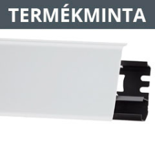 ARBITON Termékminta: Indo 7 cm-es parkettaszegélyléc, gumi szegélyes, vízálló, rögzítősines: Fehér élvédő, sín, szegélyelem