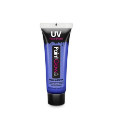 . Arc- testfesték, UV fényben fluoreszkáló, 12 ml, neon kék arcfesték