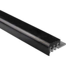 Arcansas Lépcsőprofil PVC 10 mm x 0,9 m fekete dekorburkolat