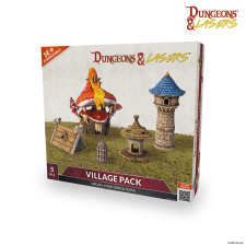  Archon Studio Dungeons & Lasers Expansion Set: VILLAGE PACK (DNL0066) makett