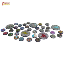  Archon Studio Dungeons & Lasers Miniatures: SCENIC URBAN BASES SET (DNL0076) makett