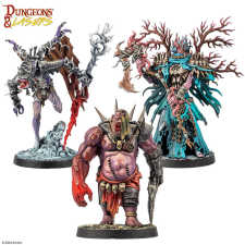  Archon Studio Dungeons & Lasers Miniatures: WARLORDS OF CHAOS (DNL0095) makett