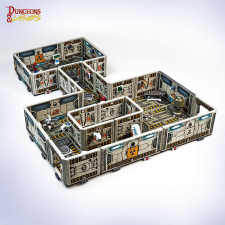  Archon Studio Dungeons & Lasers Starter Set: SCI-FI (DNL0001) makett
