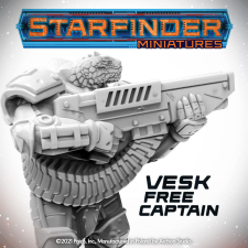  Archon Studio Masters of the Universe Miniatures: VESK FREE CAPTAIN (PSF0022) makett