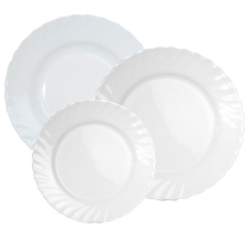 Arcoroc 18 részes tányérkészlet, Arcoroc Trianon tányér és evőeszköz
