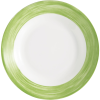 Arcoroc »Brush« lapos tányér, átmérő: 155 mm, zöld