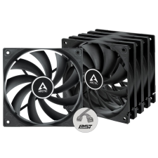 Arctic F12 PWM PST ház hűtő ventilátor 5db fekete (ACFAN00250A) hűtés