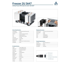 Arctic Freezer 2U 3647 szerver hűtő (ACFRE00041A) (ACFRE00041A) hűtés