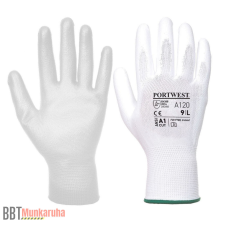 Ardon Buck fehér PU-ba mártott kesztyű védőkesztyű