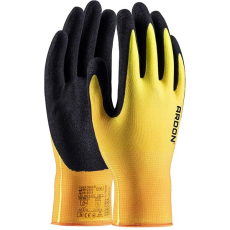 Ardon CREATRON Horgolt kesztyű 06 / XS, eladási címkével, fekete, neon színű