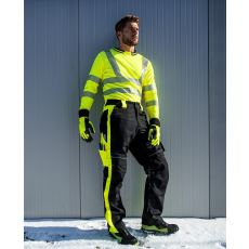 Ardon Munkanadrág - H6471 Neon (fekete/sárga, S) - bélelt